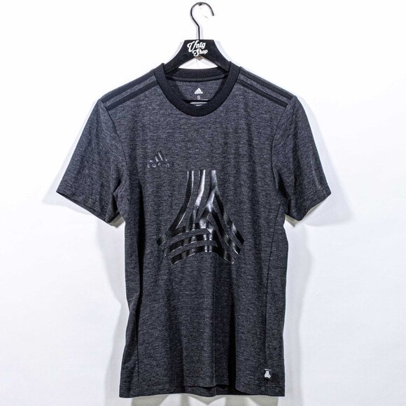 Adidas Tango Logo Three Stripe T-Shirt Small Y2K Soccer Futbol Streetwear - Picture 1 of 6